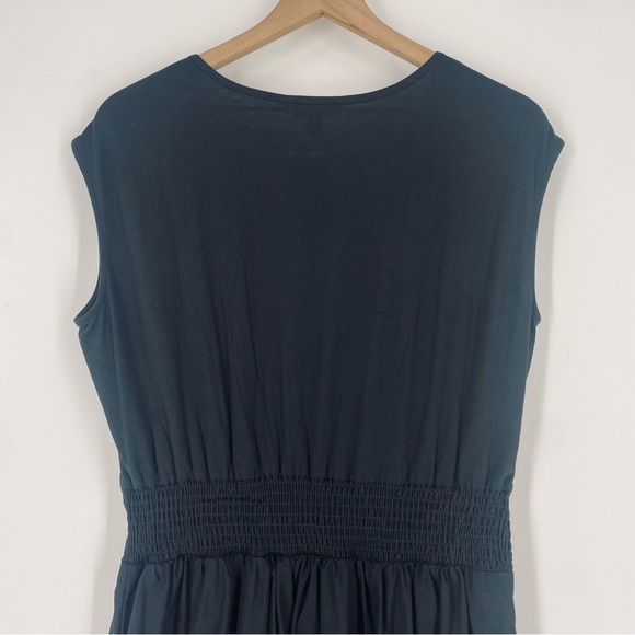 Banana Republic Black Notch-Neck Maxi Dress - Picture 4 of 10